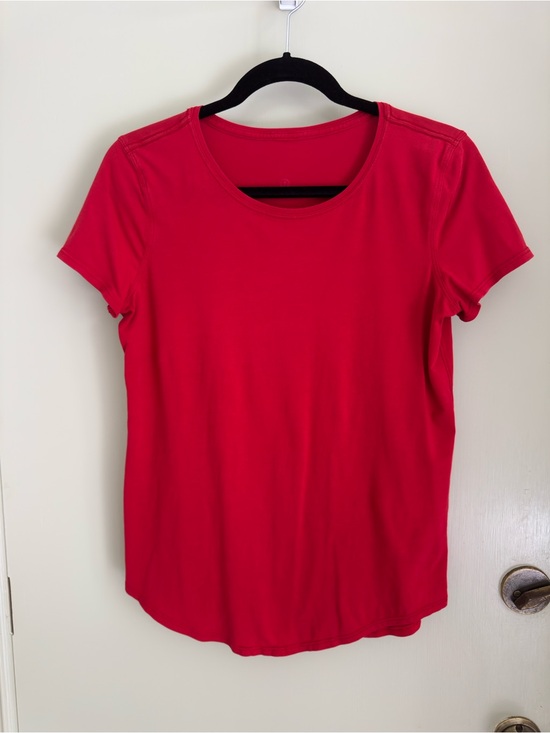 lululemon athletica Tops - Lululemon Love Tee. Bright red.